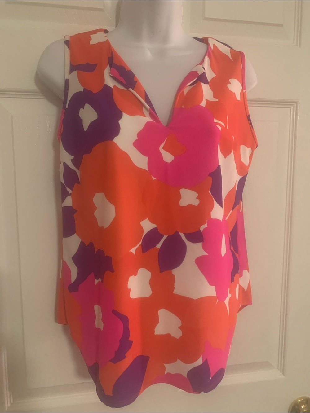Jude Connally Flower Sleeveless Tank Top